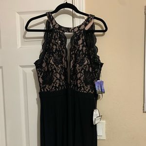 Never worn long black prom dress